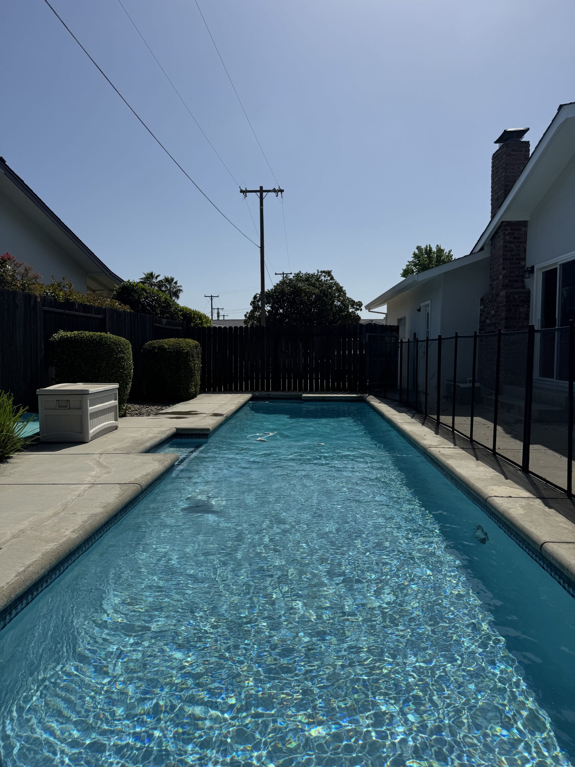 Residential pool maintenance in Granite Bay CA keeping water clean and balanced