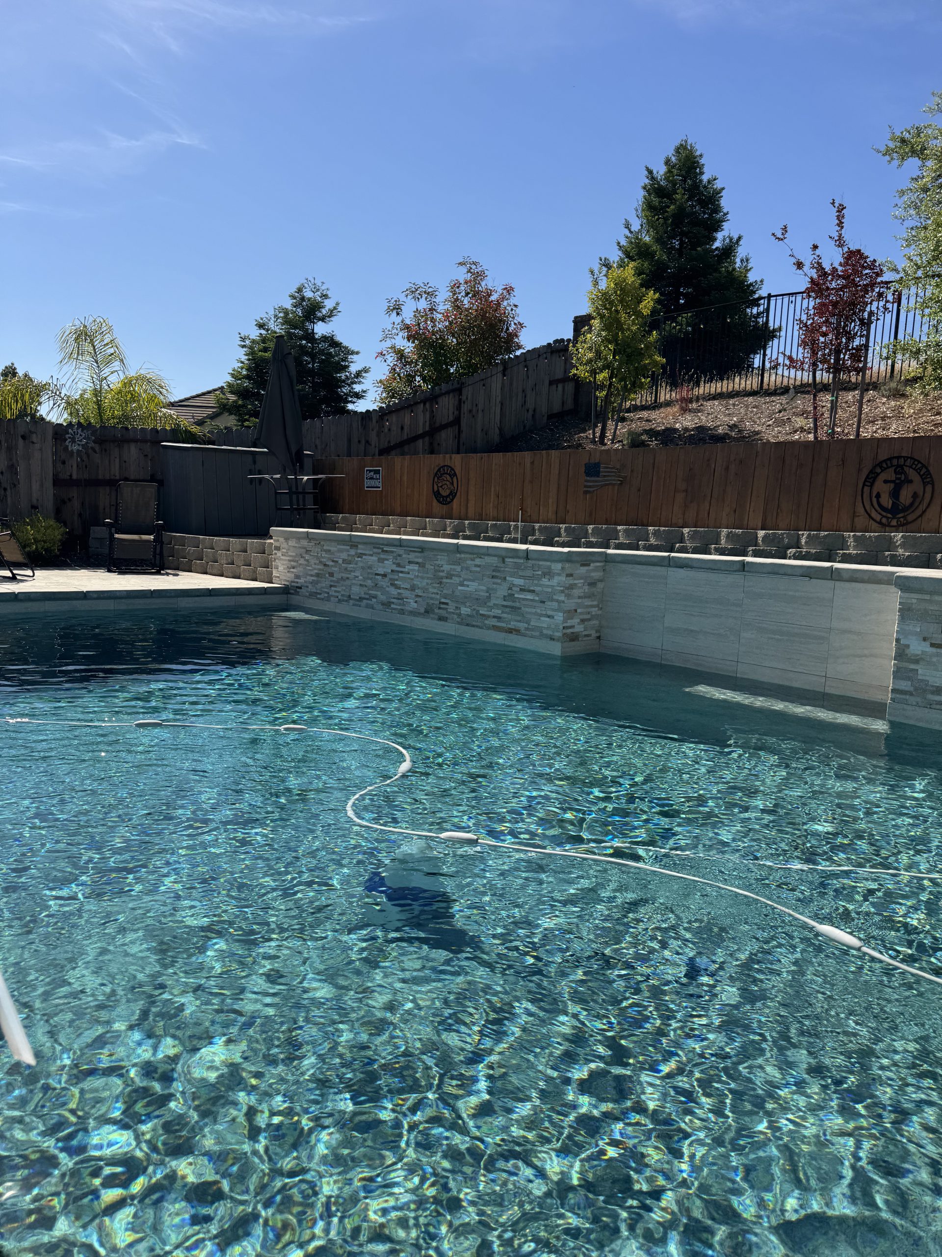 Residential pool maintenance in Carmichael CA keeping water clear and debris-free